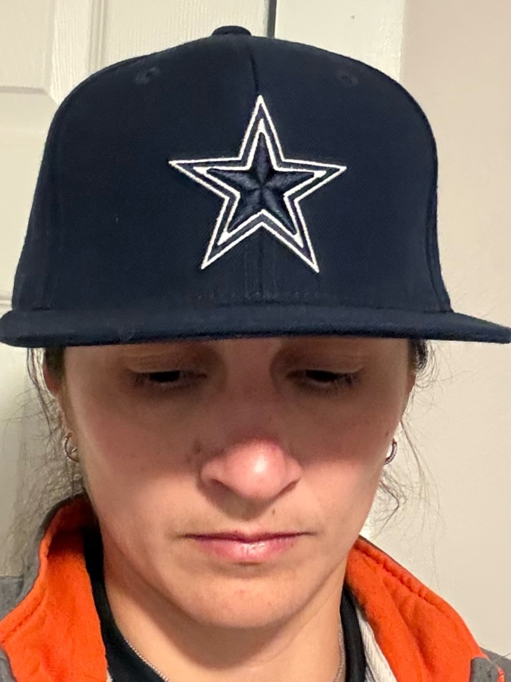 Dallas Cowboys NFL Fitted Reebok Cap | Navy Blue | Size 7 3/8